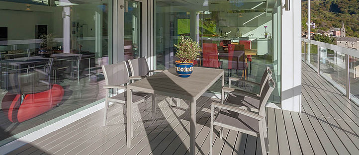 Pflegeleichte Terrassendielen aus WPC
