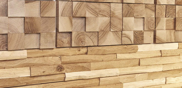 Holz für Fassade, Wand und Decke